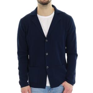 GIACCA IN MAGLIA BLU